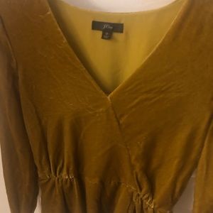 Fall Velvet top - V neckline